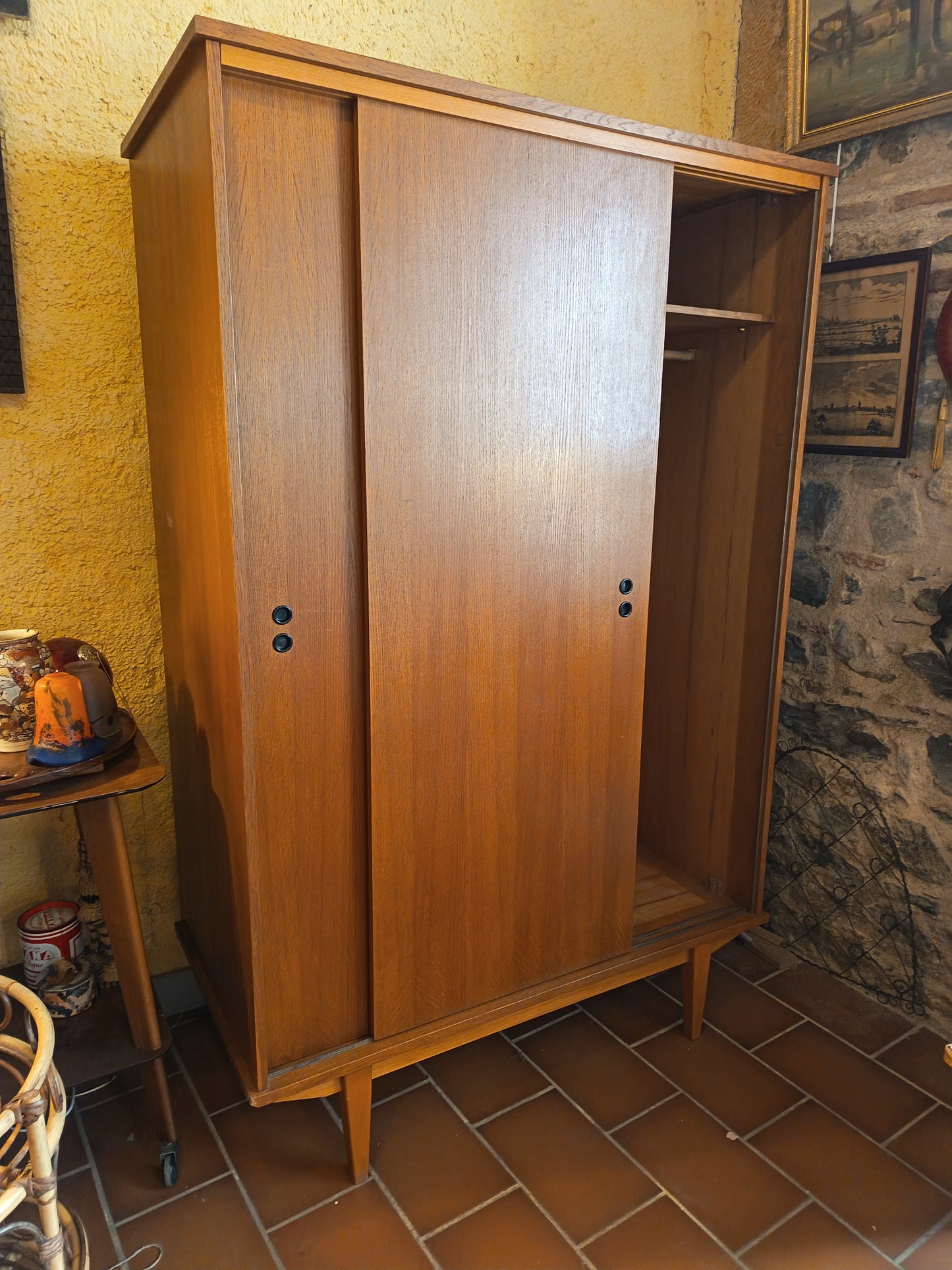 Armoire penderie style scandinave - années 60