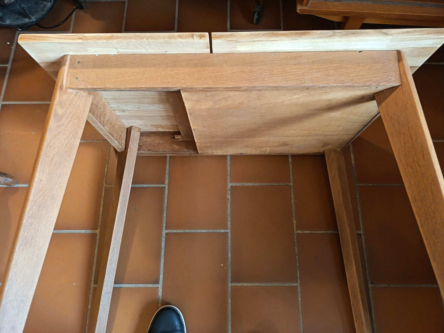 Table à système de style scandinave - années 70