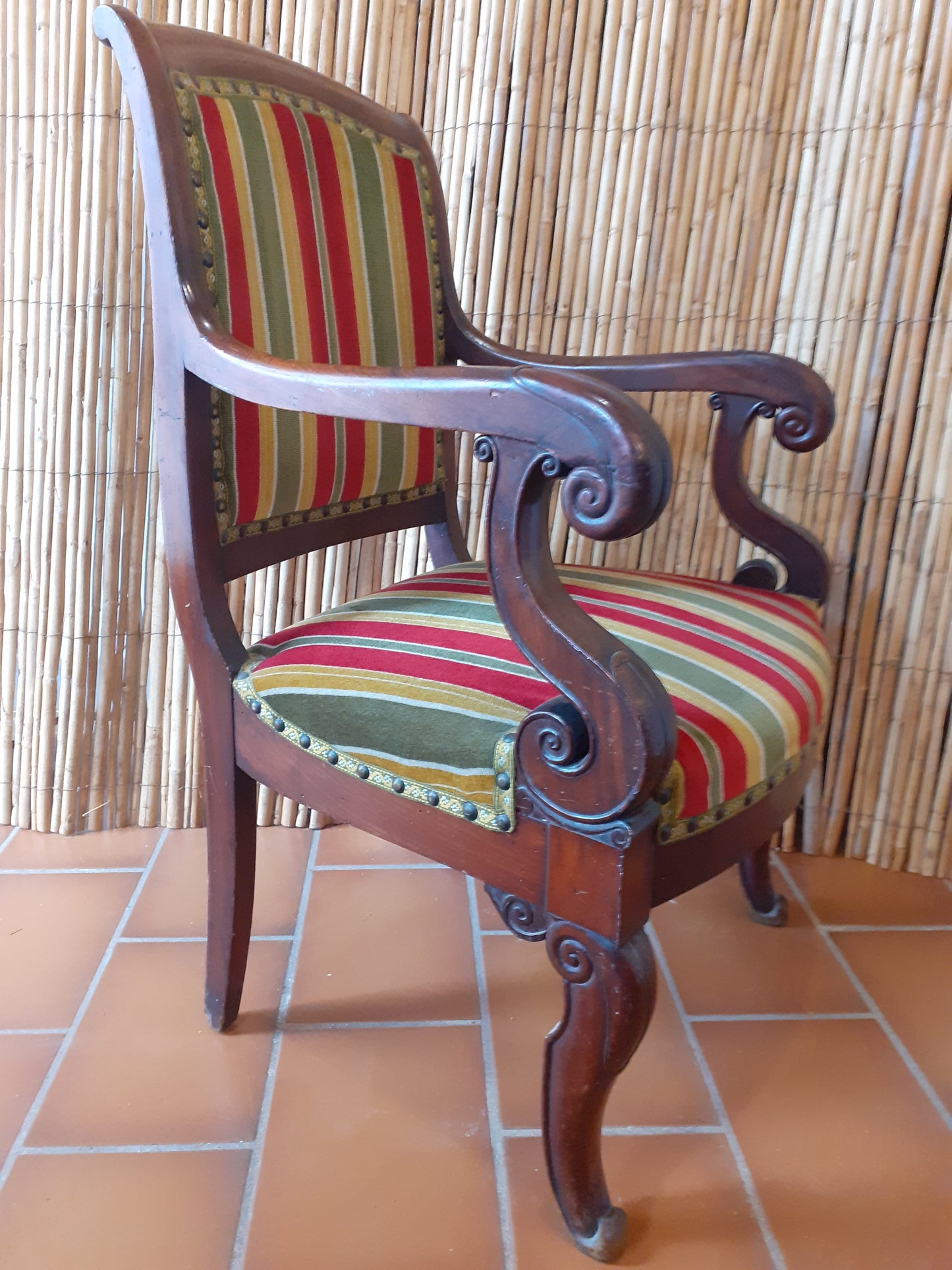 Fauteuil à crosses - XIX°s.