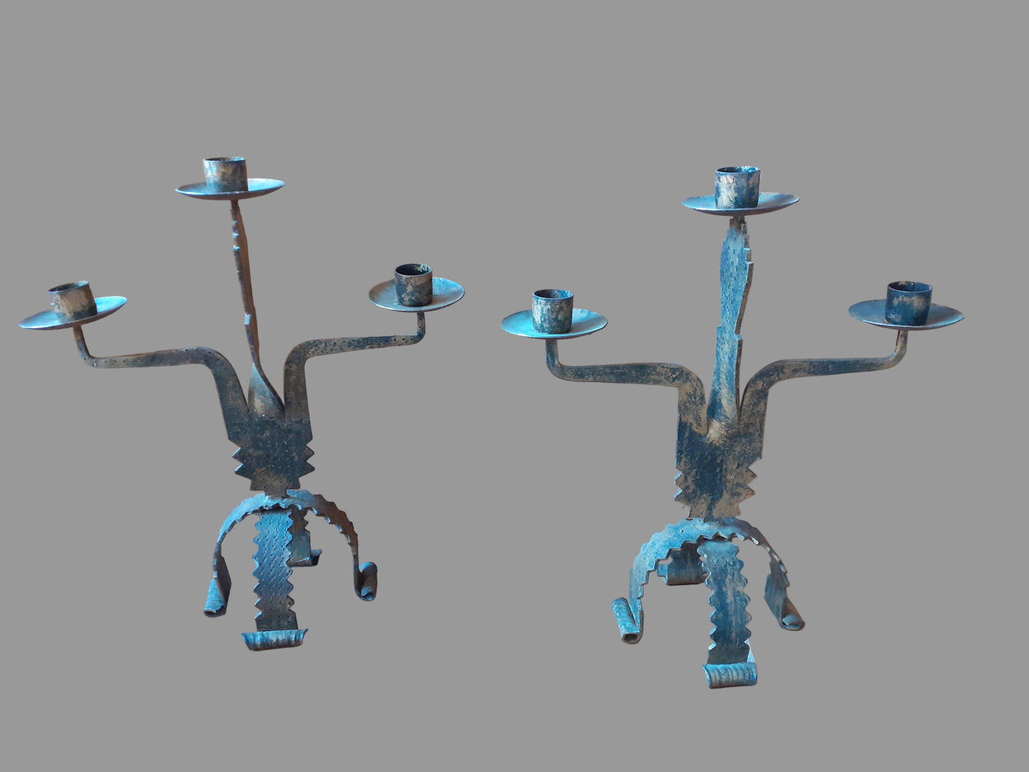 Chandeliers brutalistes des années 70