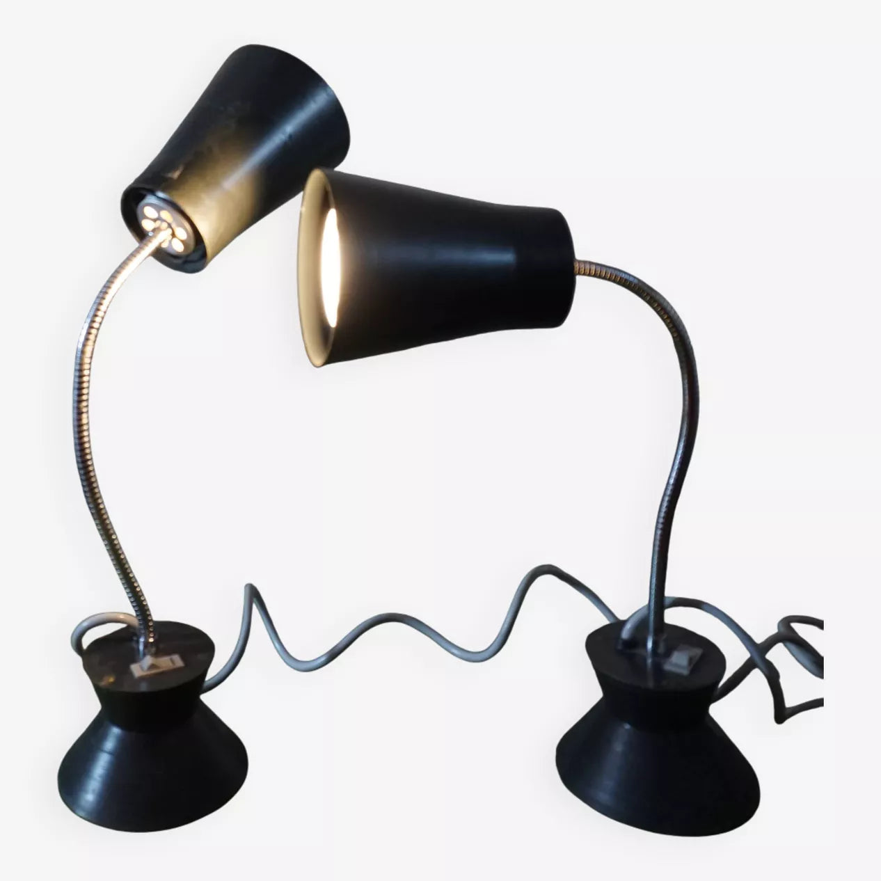 Paire de lampes industrielles Armélec