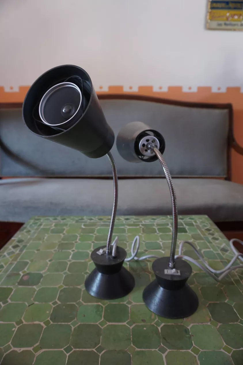 Paire de lampes industrielles Armélec