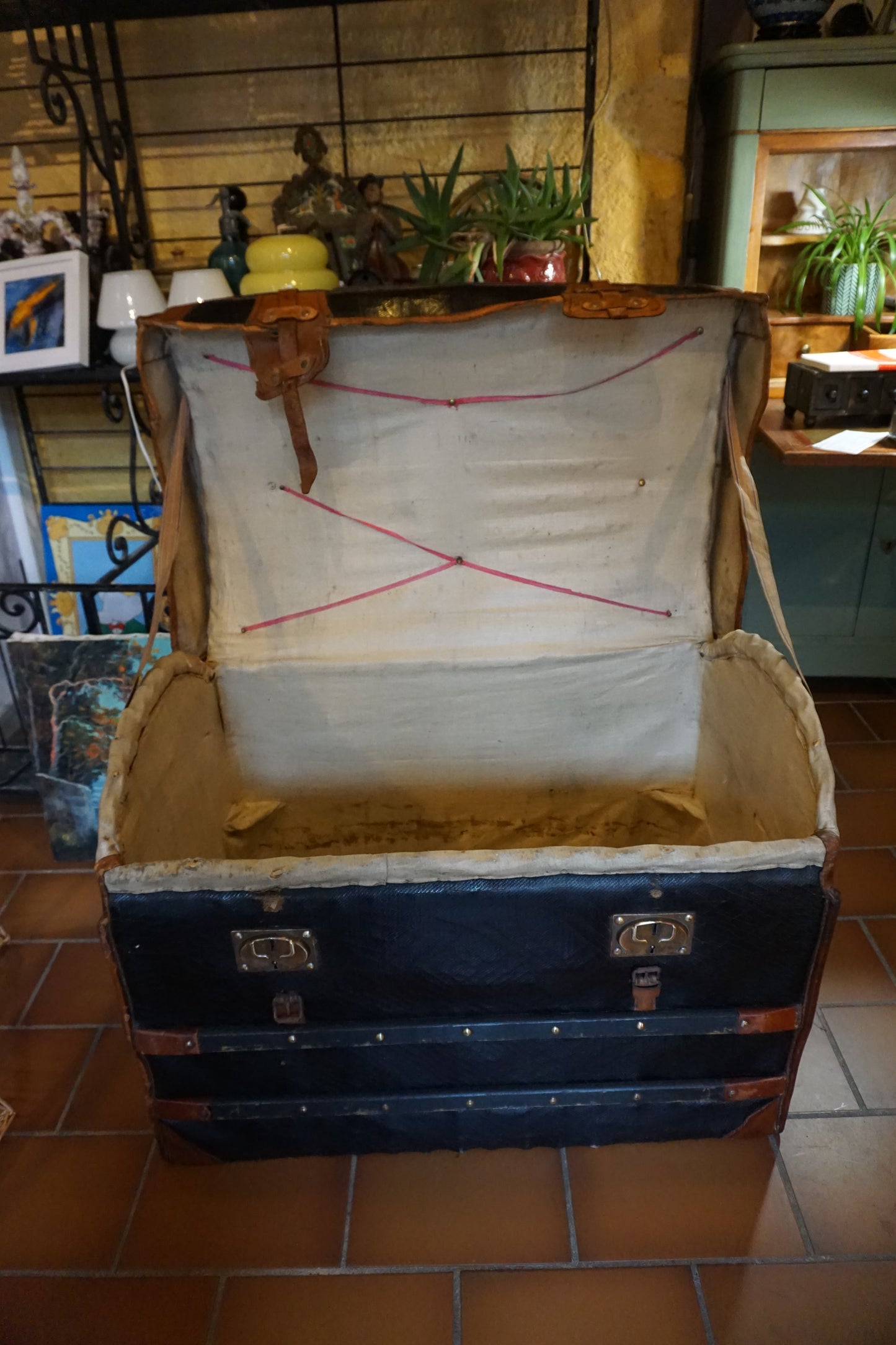 Malle de voyage du XIX° siècle