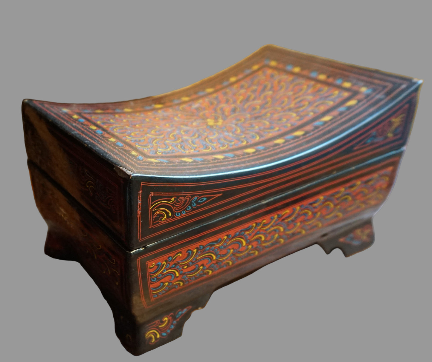 Boite à bijoux en laque de Birmanie