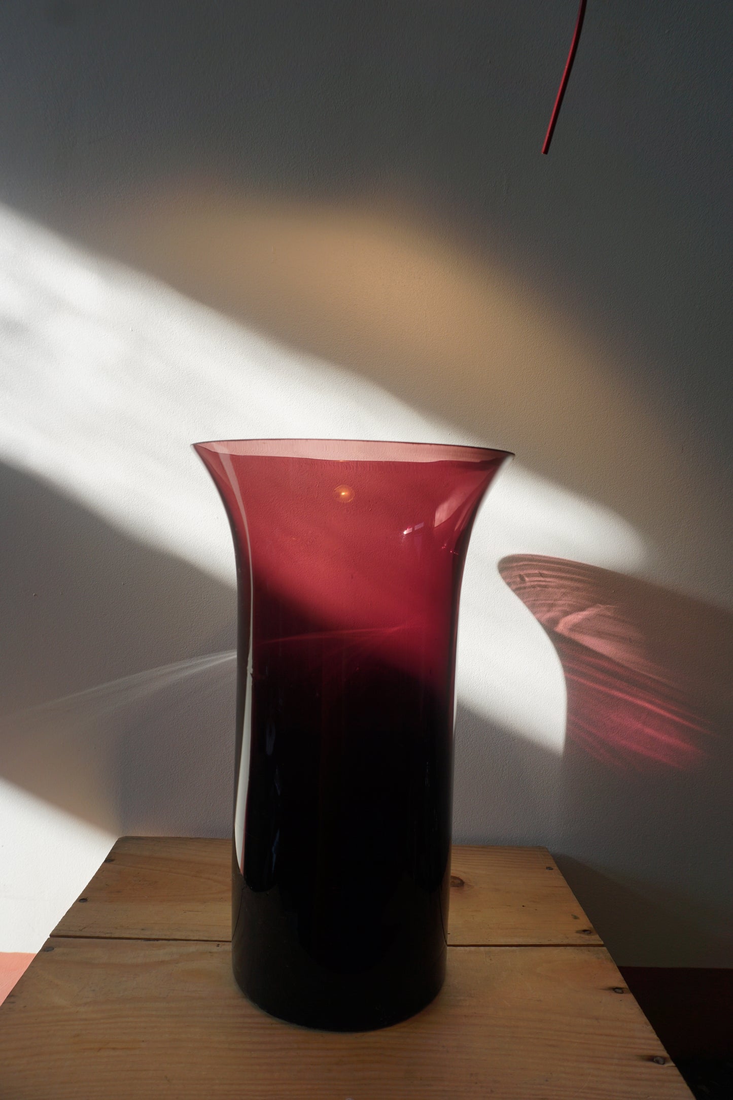 Vase Murano en verre soufflé