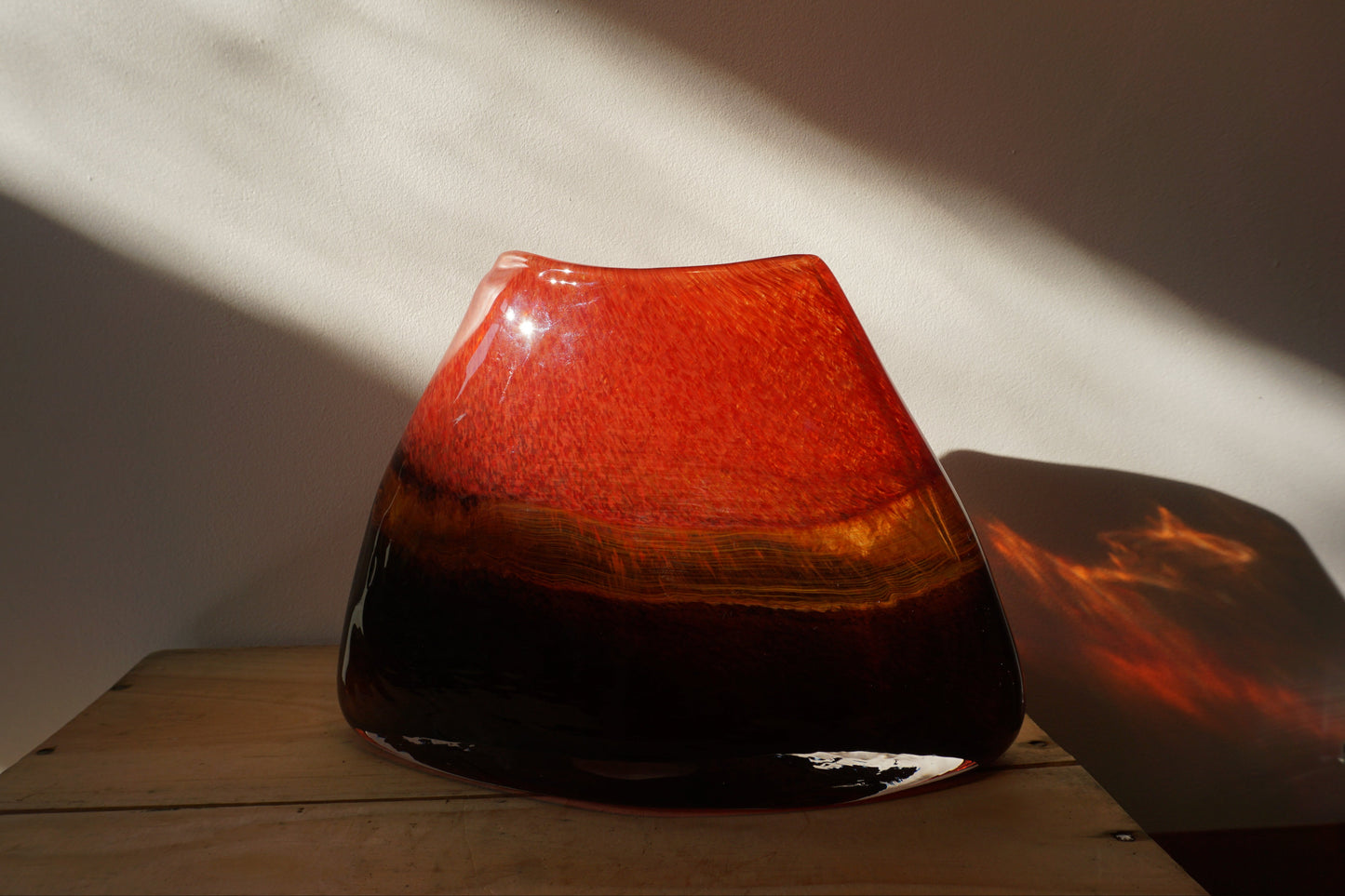 Vase de Murano en verre soufflé