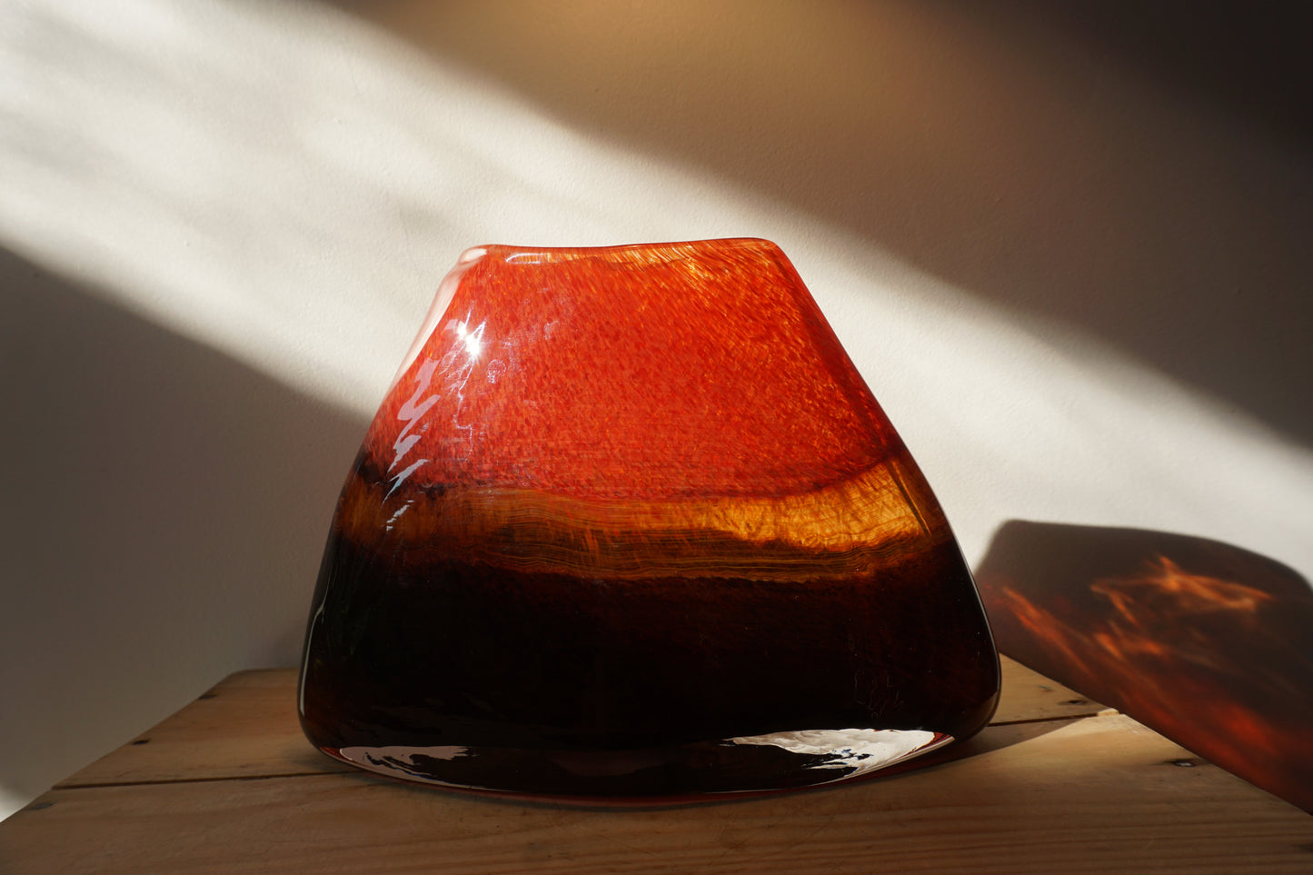 Vase de Murano en verre soufflé