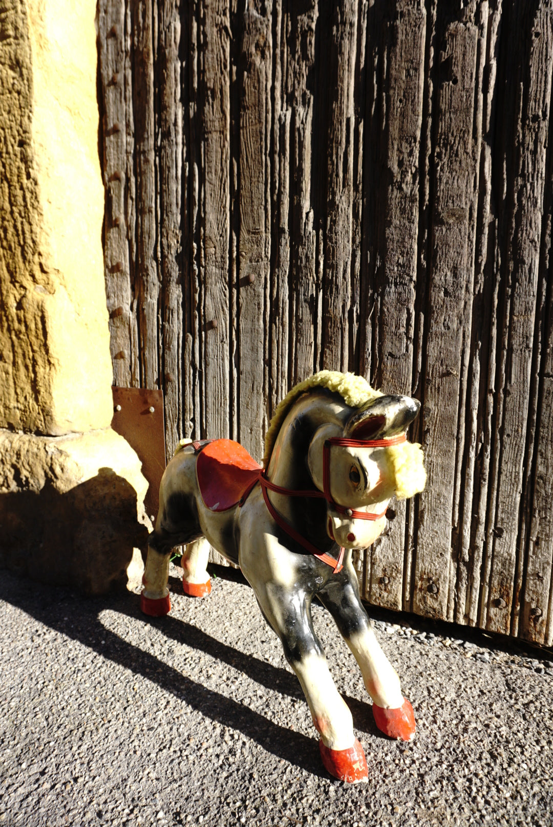 Cheval en carton bouilli - années 50