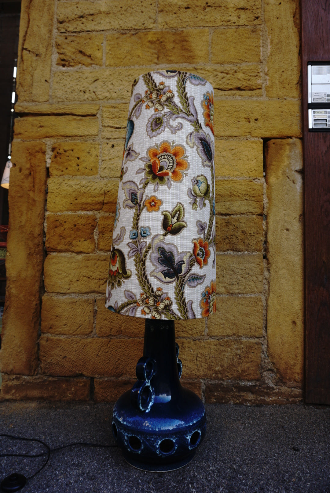 Lampe en céramique "fat lava" - années 70