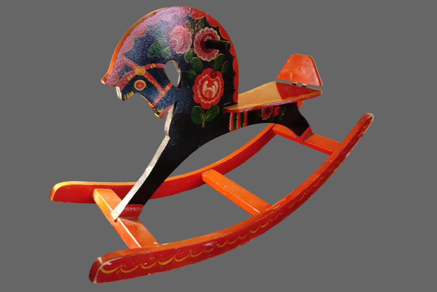 Cheval à bascule en bois - Russie