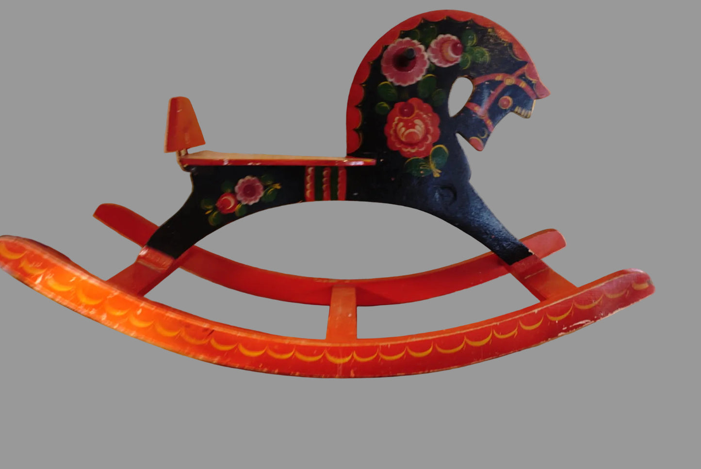 Cheval à bascule en bois - Russie