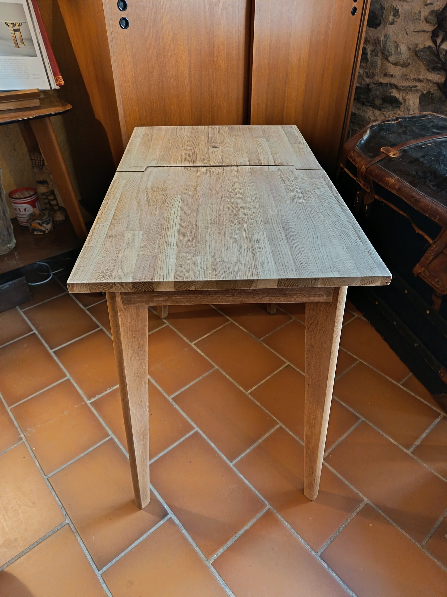 Table à système de style scandinave - années 70
