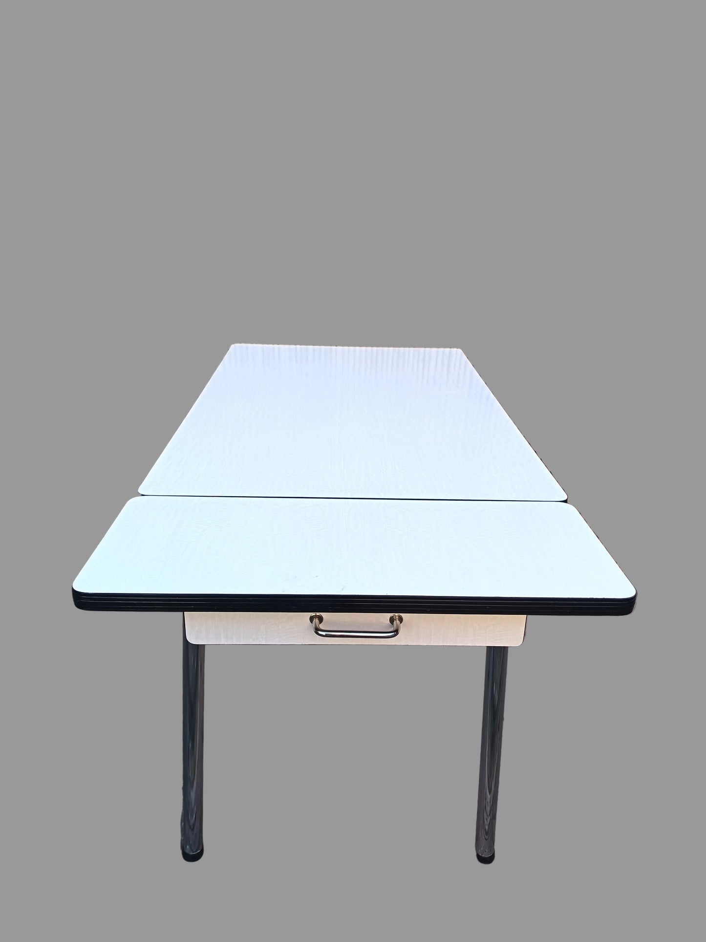 Table de cuisine extensible en Formica - années 70