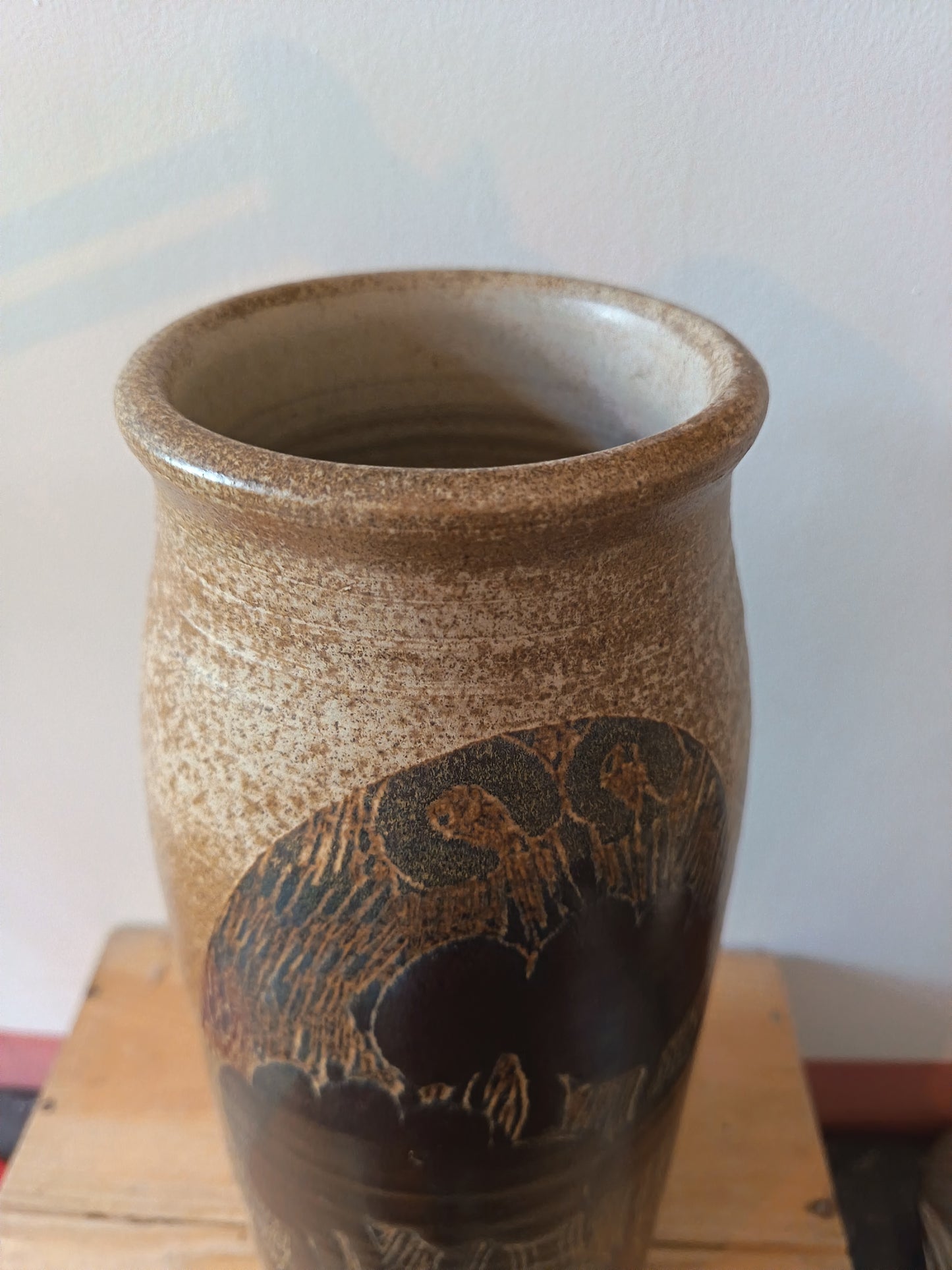 Grand vase ceramique anglais - période contemporaine