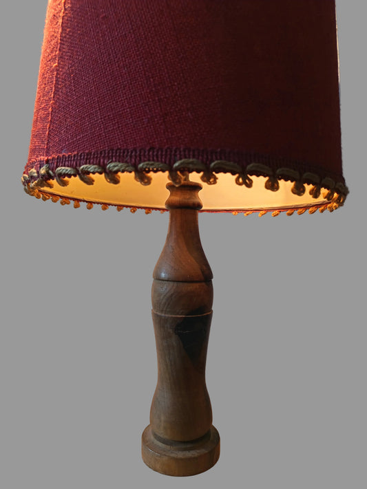 Lampe en bois tourné - années 70