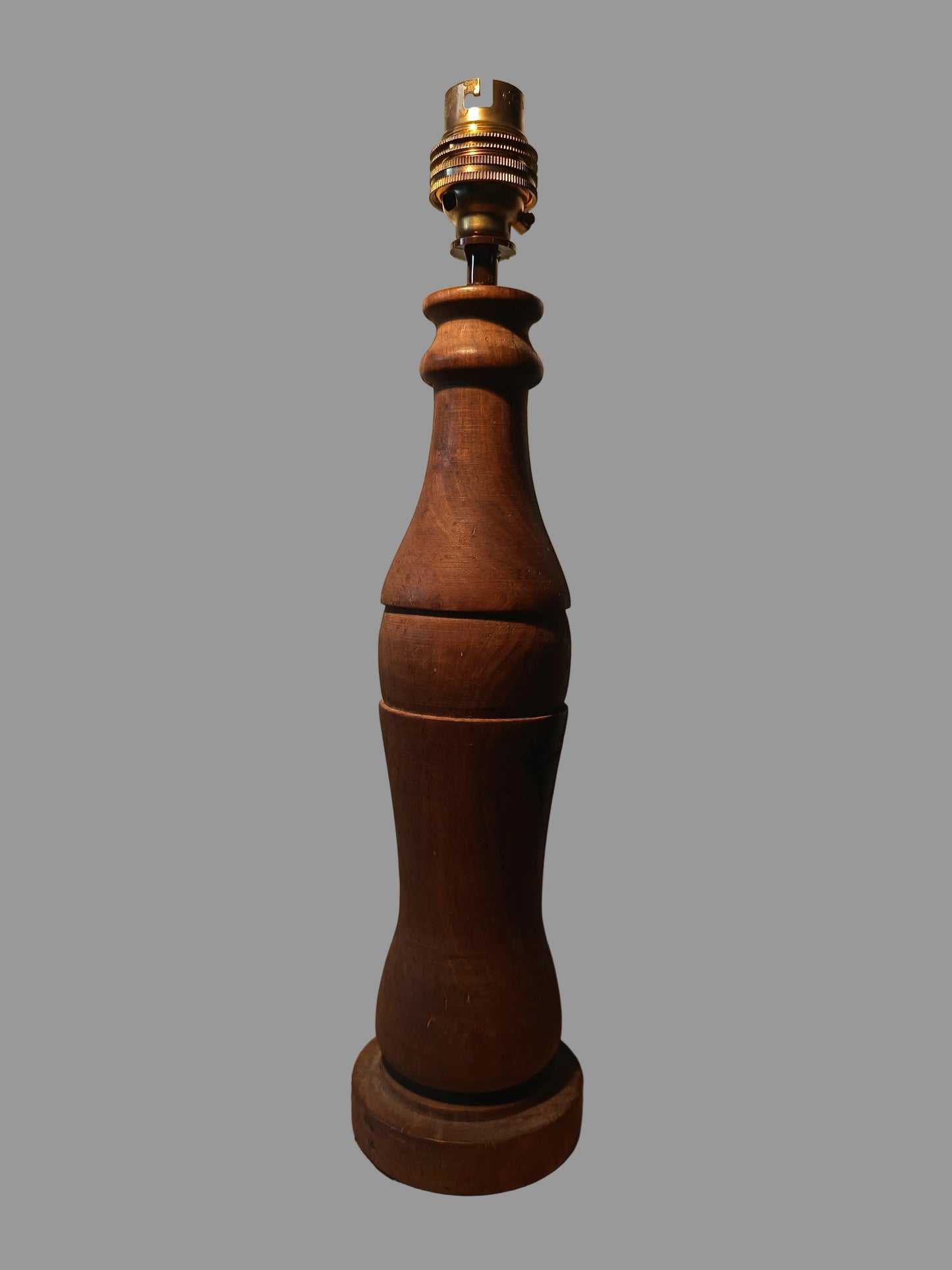 Lampe en bois tourné - années 70