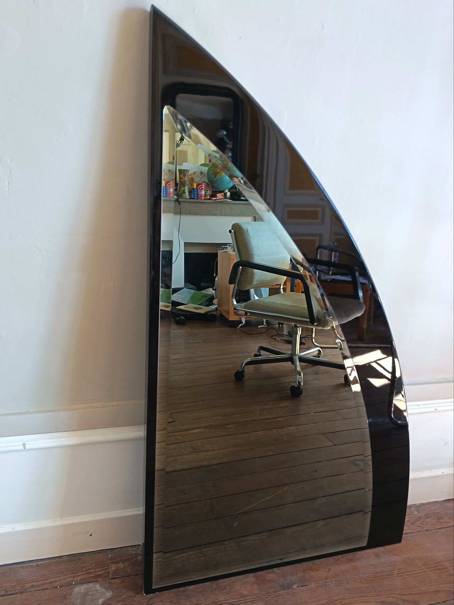 Miroir arc de cercle - années 80