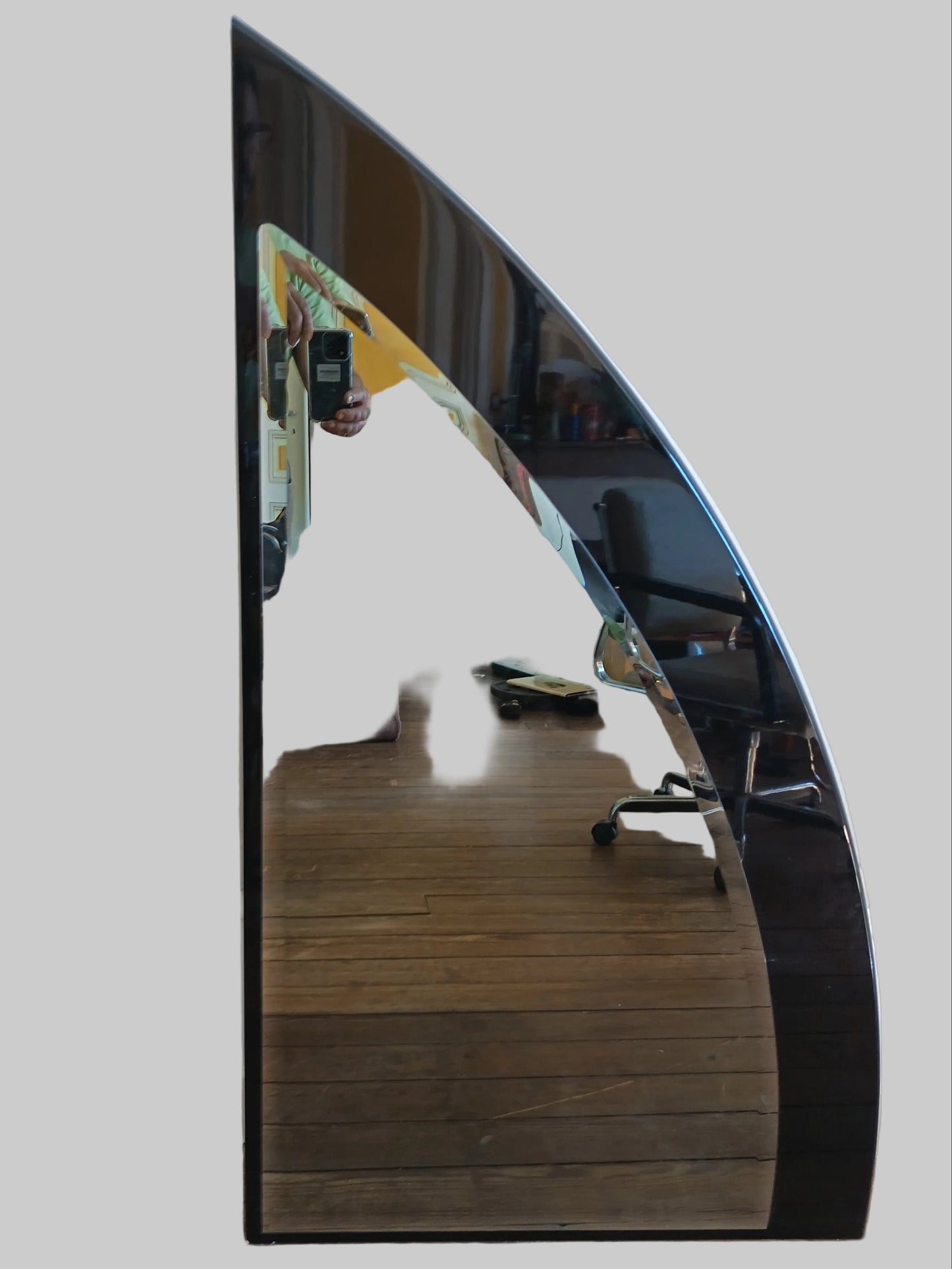 Miroir arc de cercle - années 80