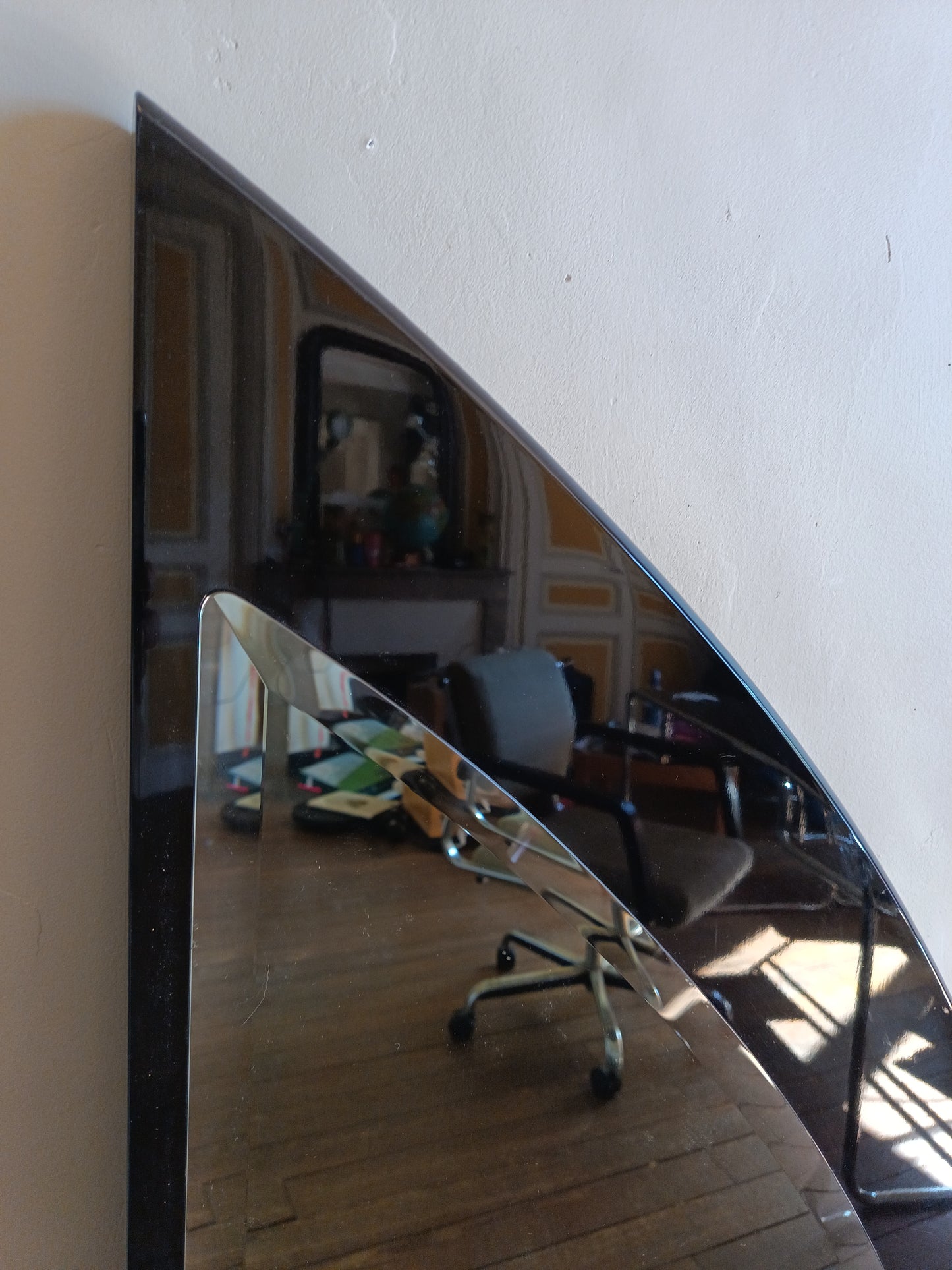 Miroir arc de cercle - années 80