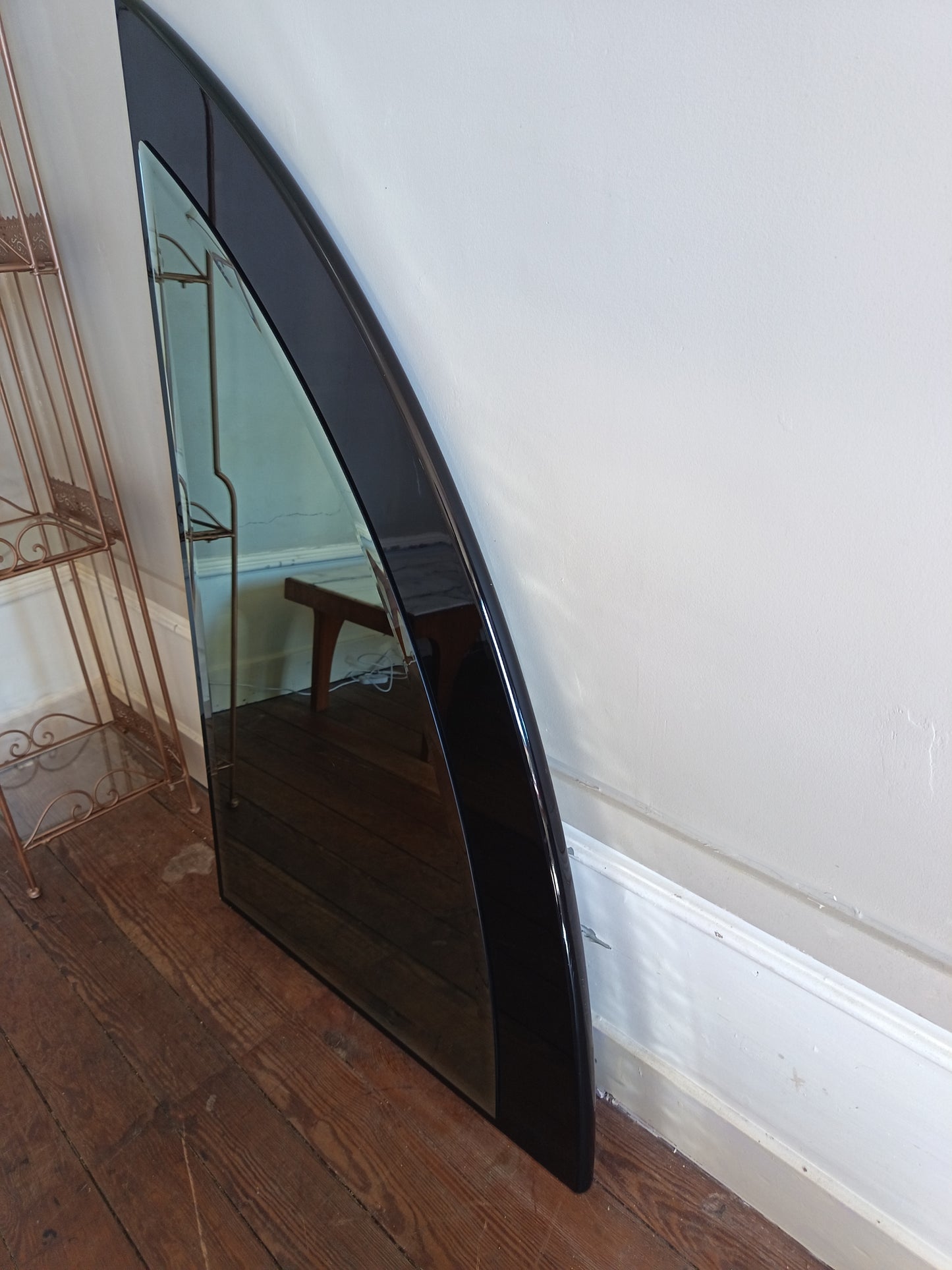 Miroir arc de cercle - années 80