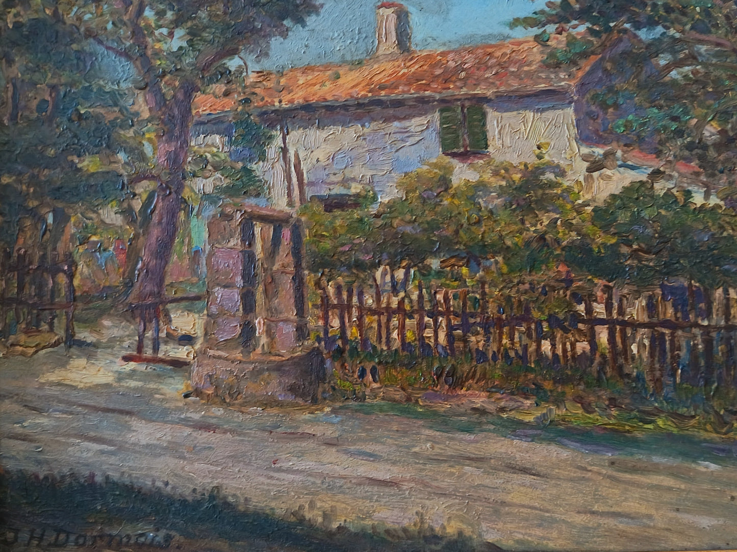 Tableau de paysage près de Royan- début 20°