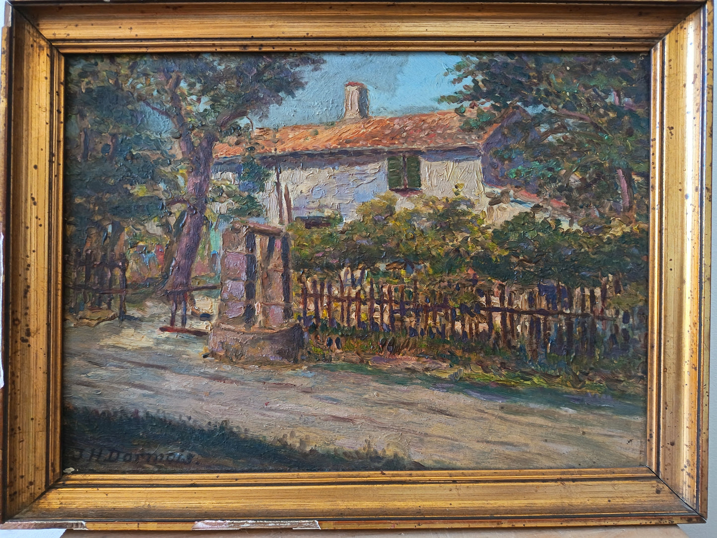 Tableau de paysage près de Royan- début 20°