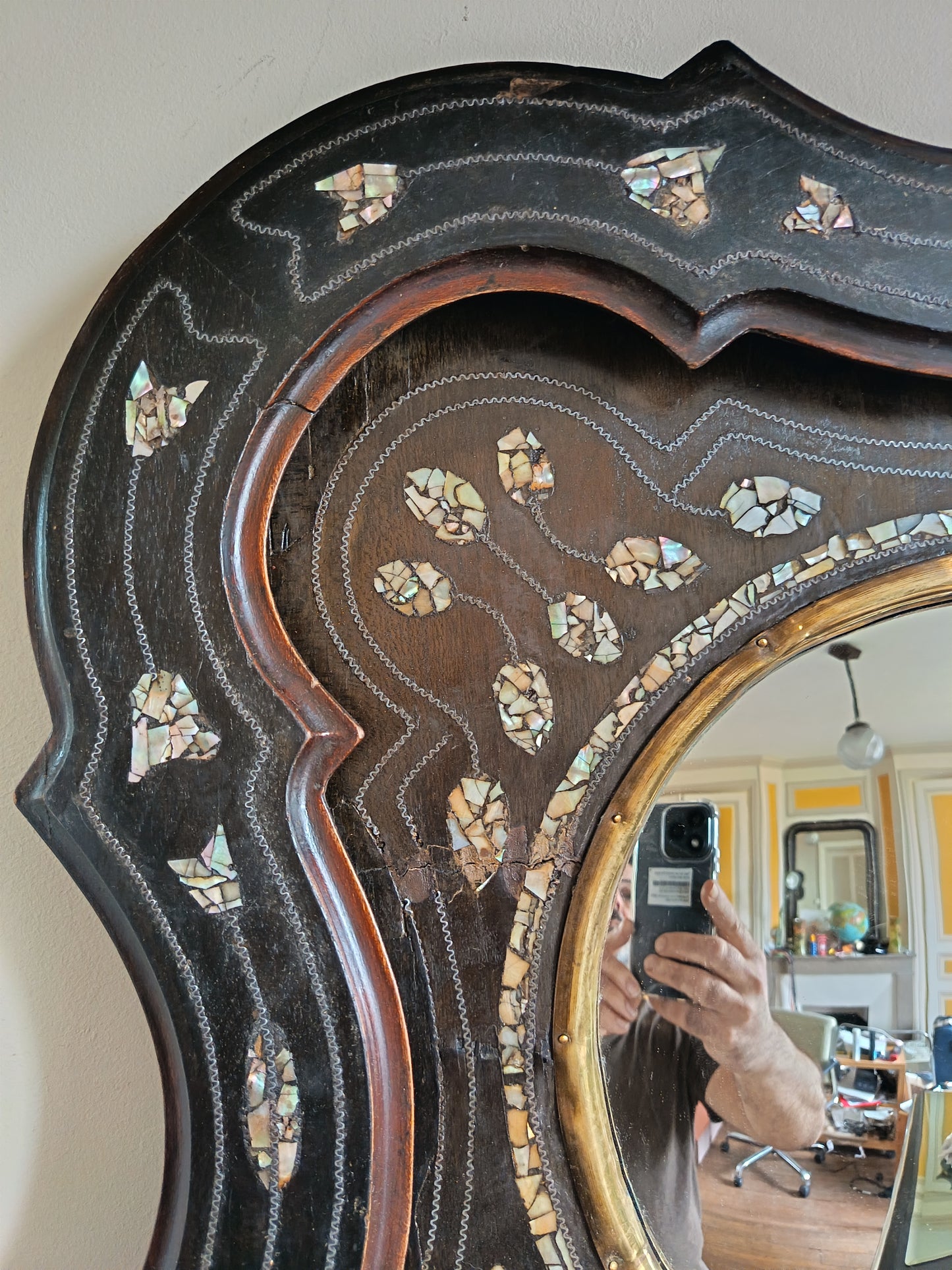 Miroir de sorcière - fin 19° siècle