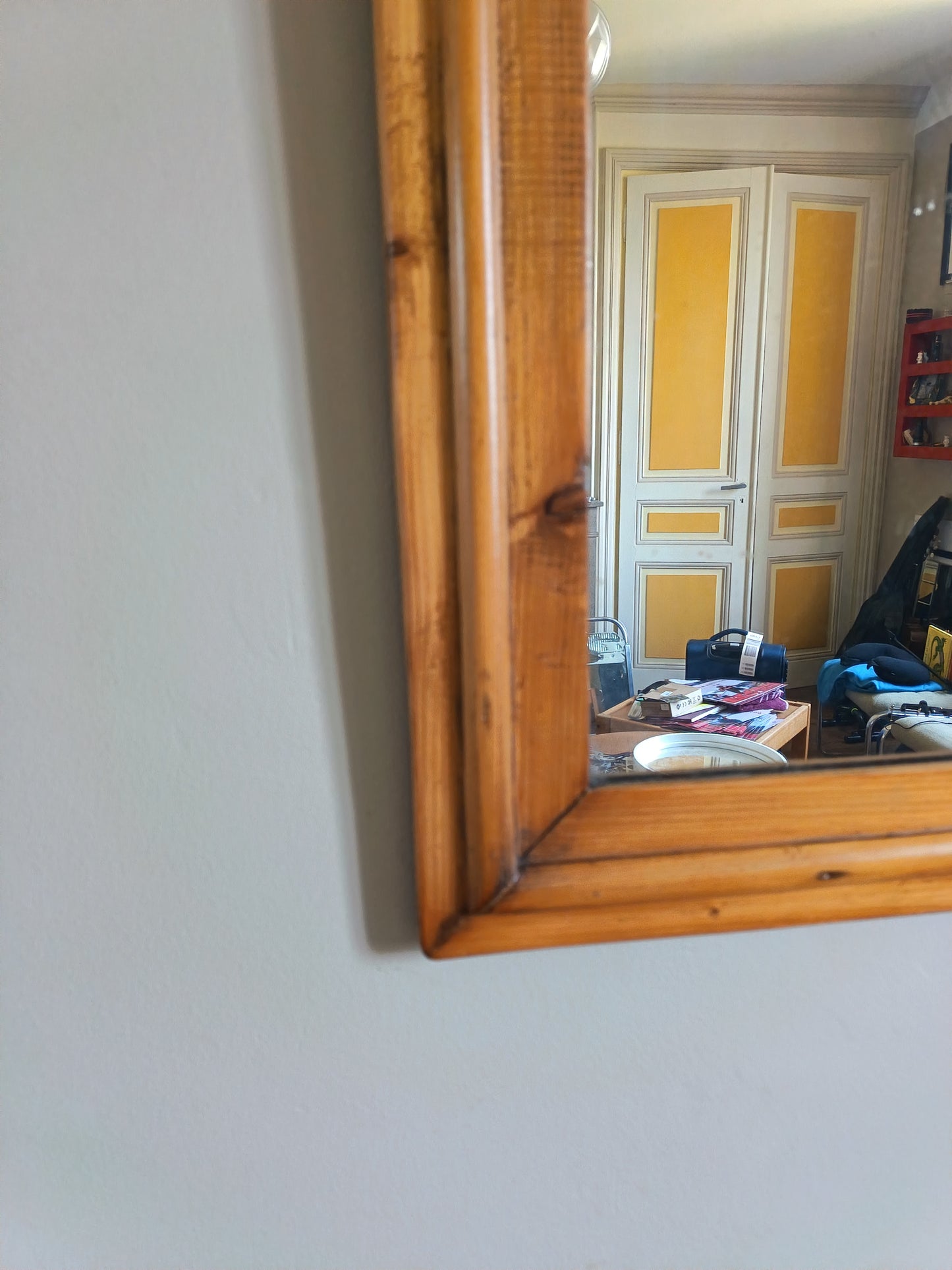 Miroir Louis Philippe en bois - milieu du 19°s