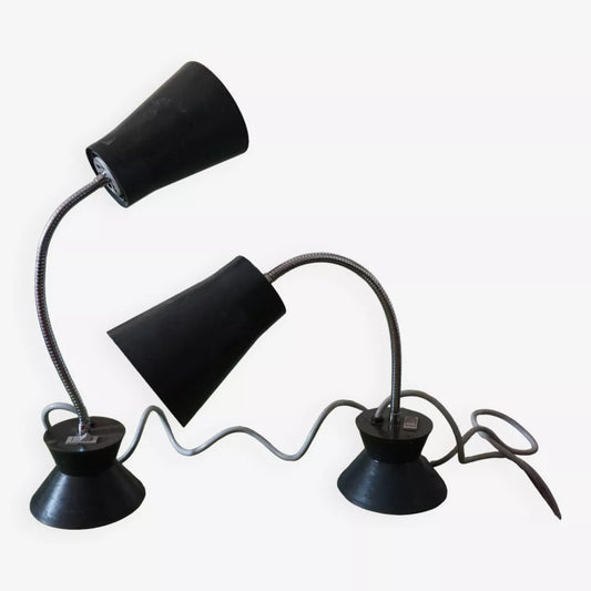 Paire de lampes industrielles Armélec